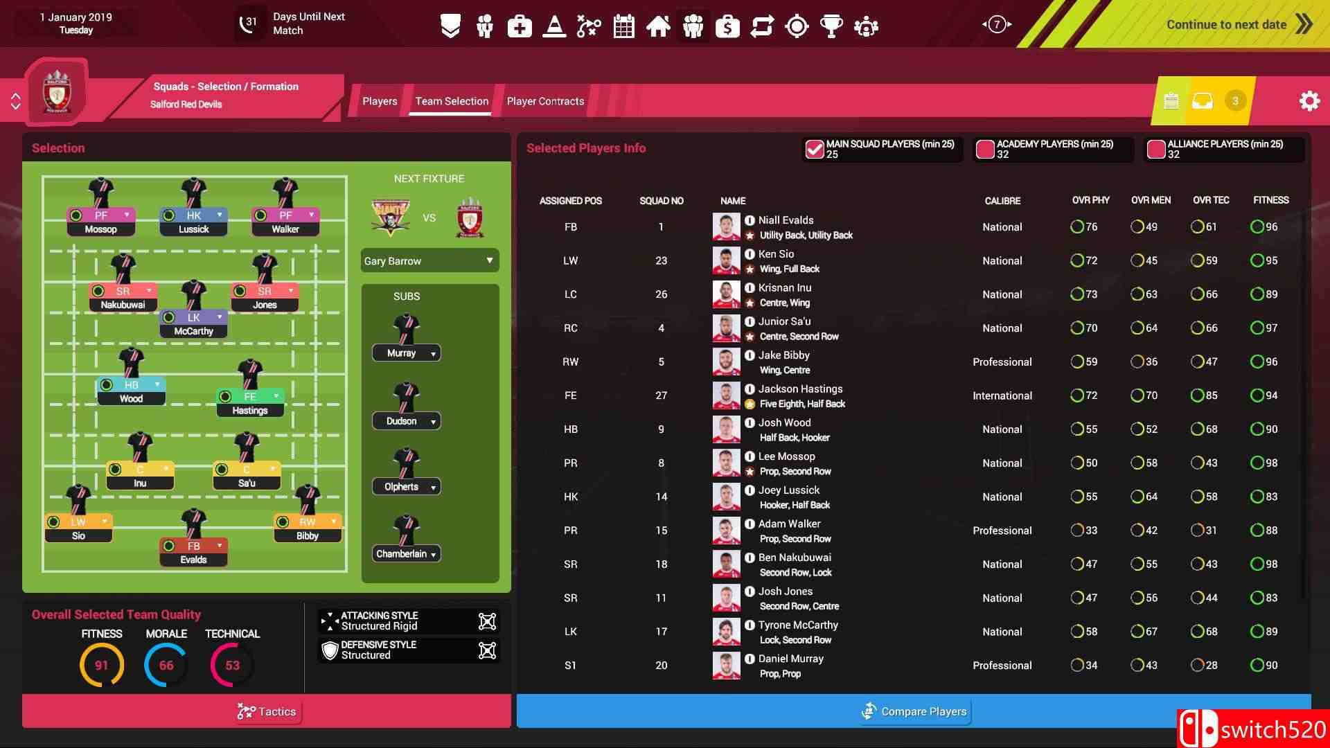 《橄榄球联赛队经理3（Rugby League Team Manager 3）》集成2021赛季升级 SKIDROW镜像版[EN]_2