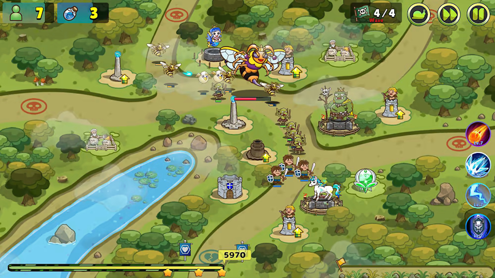 【美版】露娜与怪兽塔防 被剥夺的魔法王国 .Luna & Monsters Tower Defense -The deprived magical kingdo 中文_10