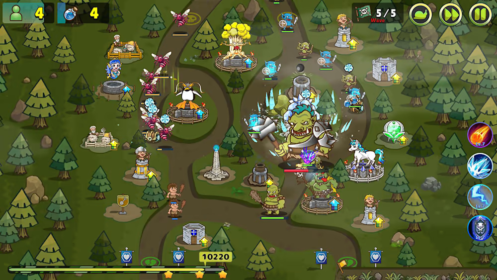 【美版】露娜与怪兽塔防 被剥夺的魔法王国 .Luna & Monsters Tower Defense -The deprived magical kingdo 中文_8