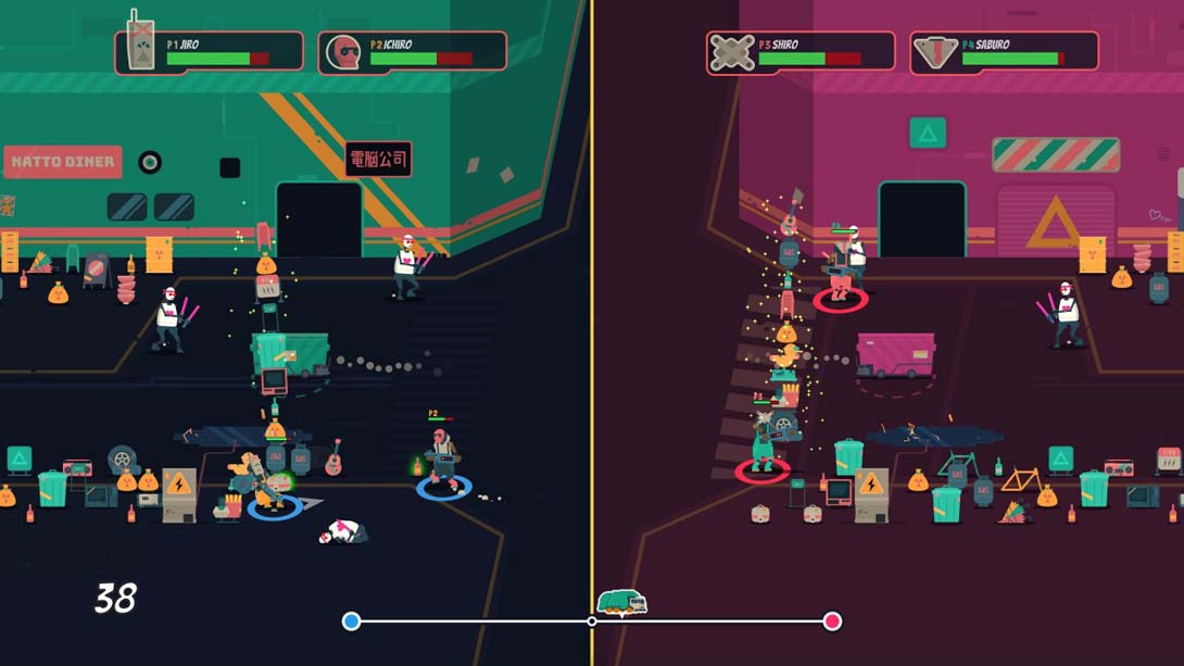 【美版】像素垃圾 回收者 .PixelJunk Scrappers 中文_5