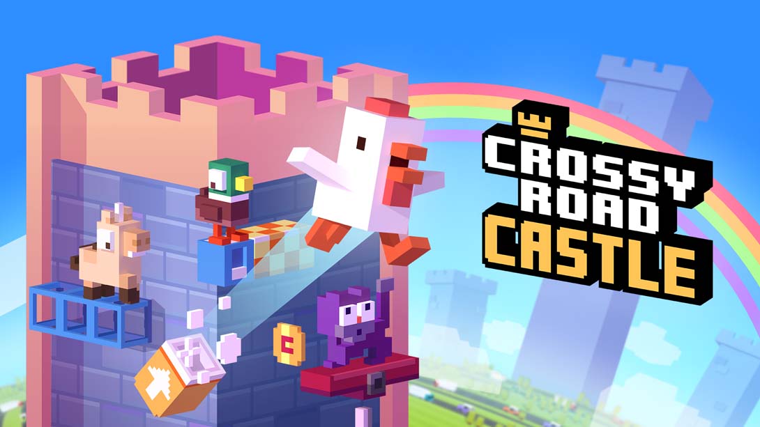 【美版】天天过马路之登高塔 .Crossy Road Castle 中文_0