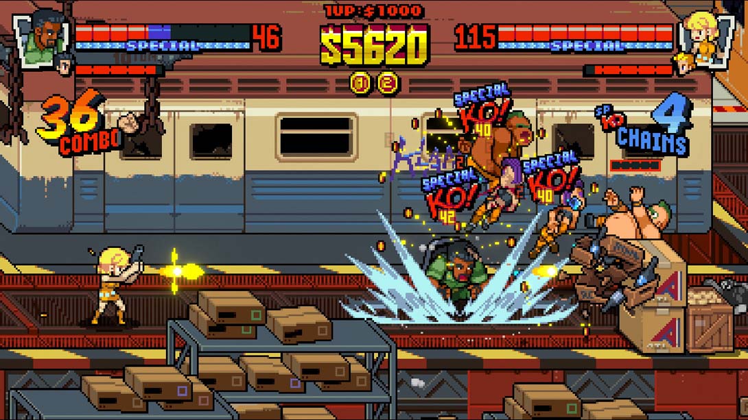 【美版】双截龙外传：龙之崛起 Double Dragon Gaiden : Rise of the Dragons 中文_2