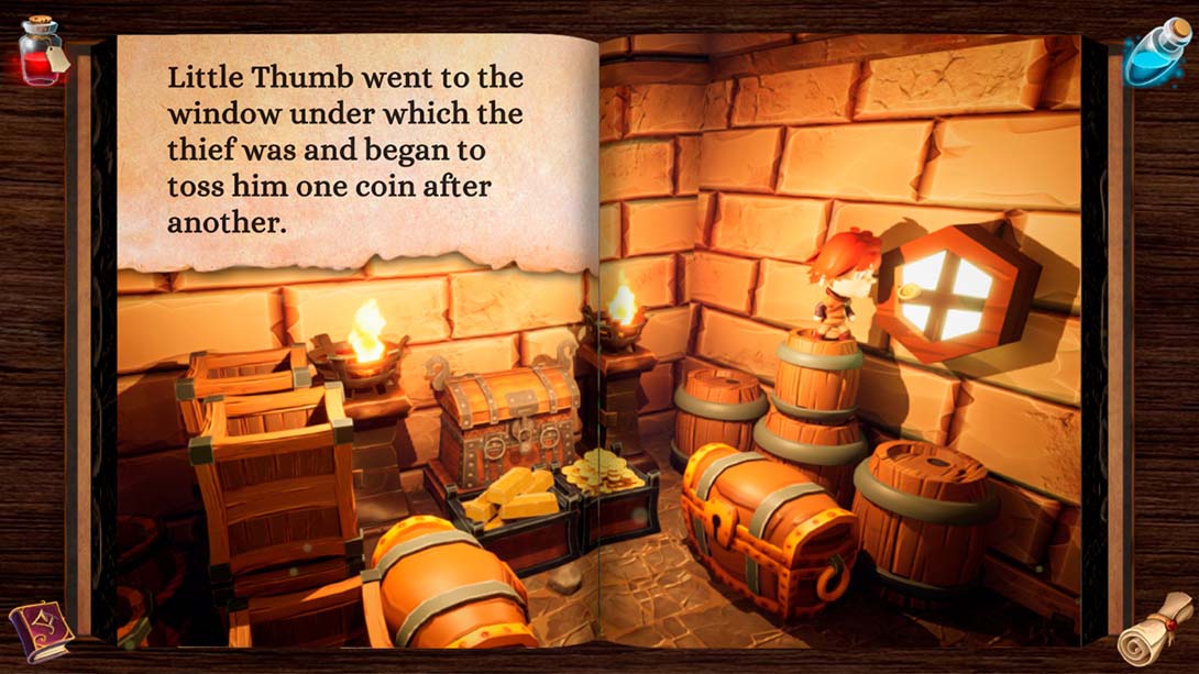 【美版】汤姆拇指:互动书 Tom Thumb: Interactive Book 英语_4