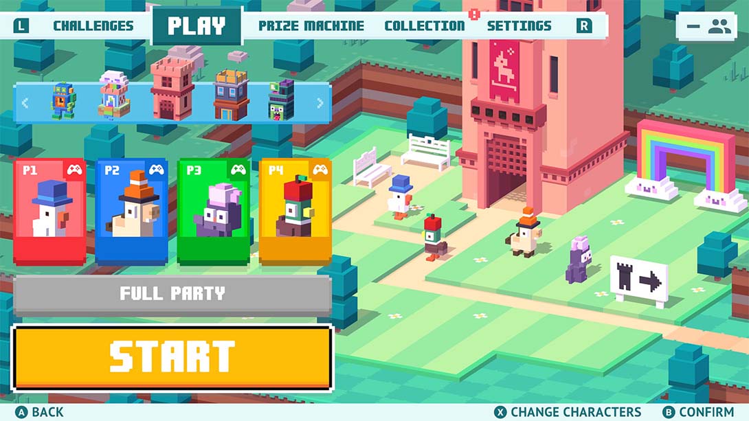 【美版】天天过马路之登高塔 .Crossy Road Castle 中文_1