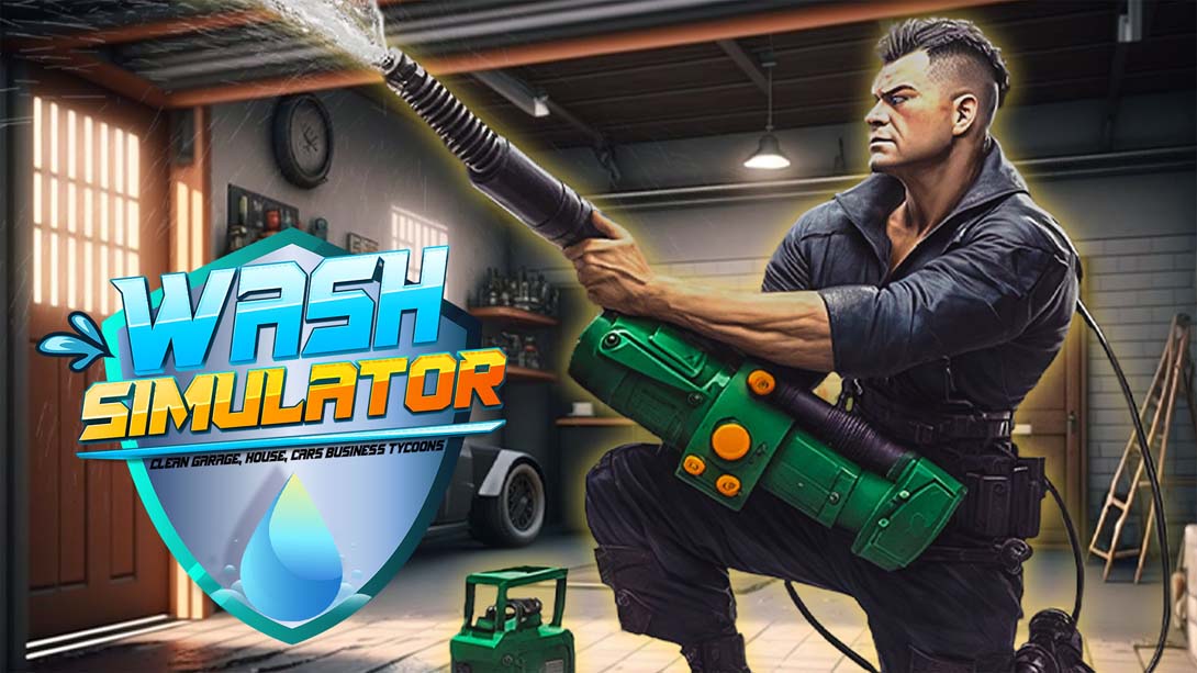 【美版】清洗模拟器-清洁车库 Wash Simulator - Clean Garage, House, Cars Business Tycoons 英语_0