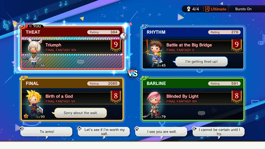 【美版】节奏剧场：最终幻想 .THEATRHYTHM FINAL BAR LINE 英语_6