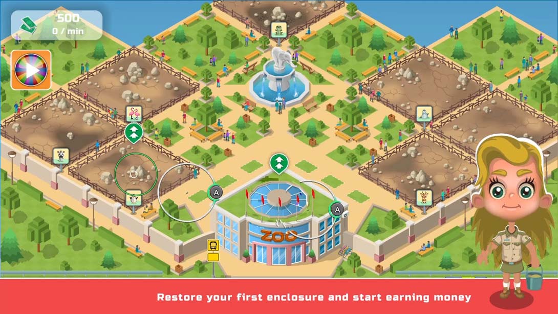 【美版】闲置动物园 Idle Zoo Park 英语_4