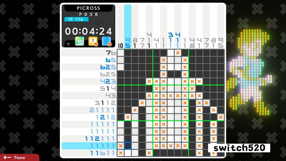 【美版】绘图方块 S 南梦宫传奇版 .PICROSS S NAMCO LEGENDARY edition 中文_4