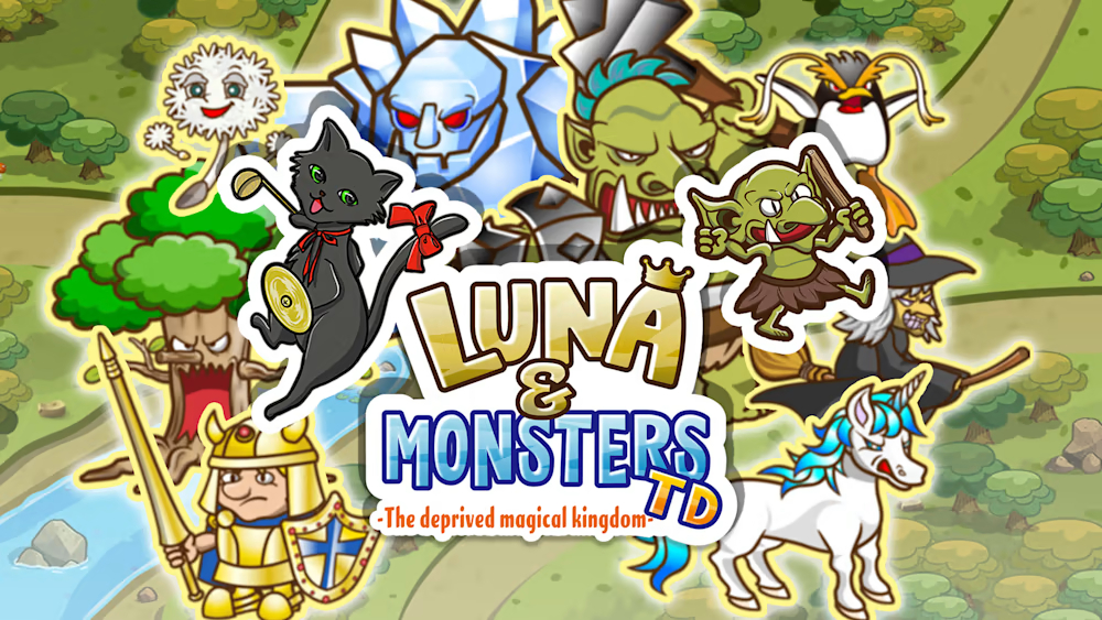 【美版】露娜与怪兽塔防 被剥夺的魔法王国 .Luna & Monsters Tower Defense -The deprived magical kingdo 中文_0