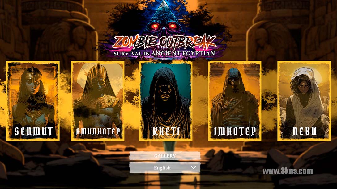 【美版】僵尸爆发:在古埃及生存 Zombie Outbreak: Survival in Ancient Egyptian 英语_1