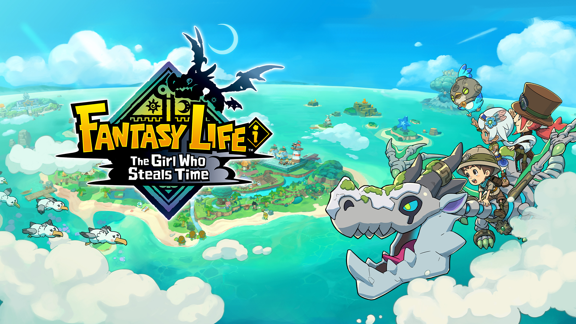 【美版】幻想生活ｉ 转圈圈的龙和偷取时间的少女 .FANTASY LIFE i: The Girl Who Steals Time 中文_0