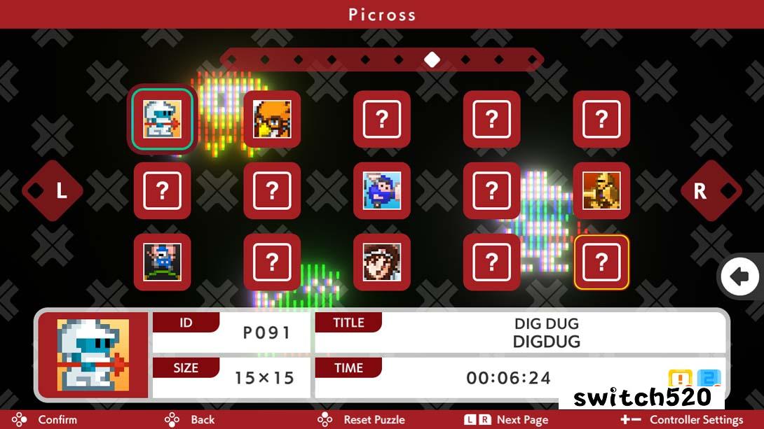 【美版】绘图方块 S 南梦宫传奇版 .PICROSS S NAMCO LEGENDARY edition 中文_1