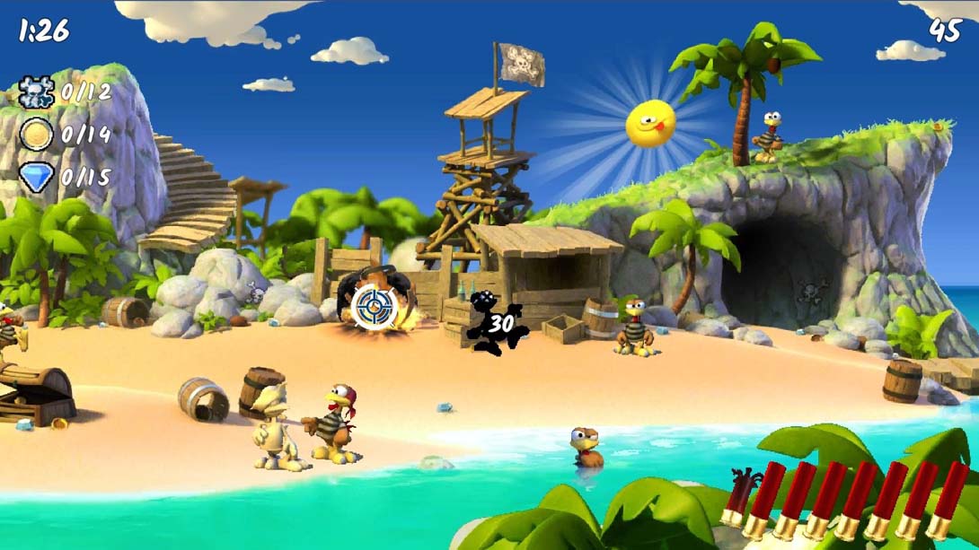 【美版】摩尔洪海贼团 - 疯鸡海贼团  Moorhuhn Pirates - Crazy Chicken Pirates 英语_1
