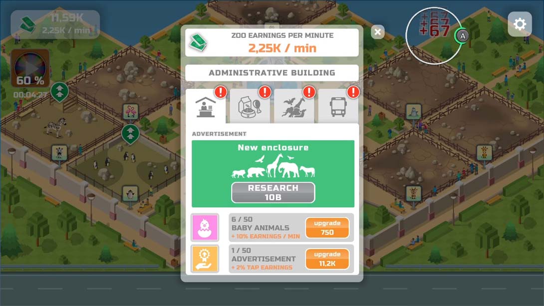 【美版】闲置动物园 Idle Zoo Park 英语_1