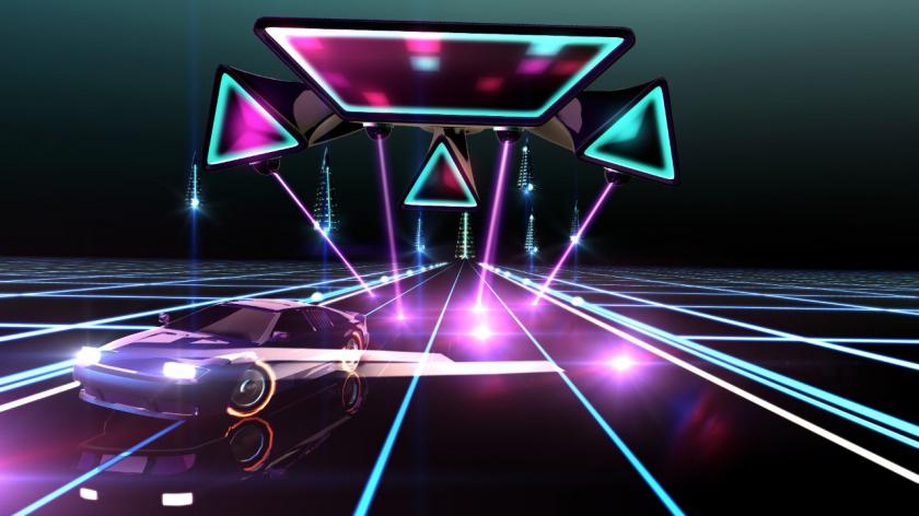 霓虹飞车 Neon Drive_3